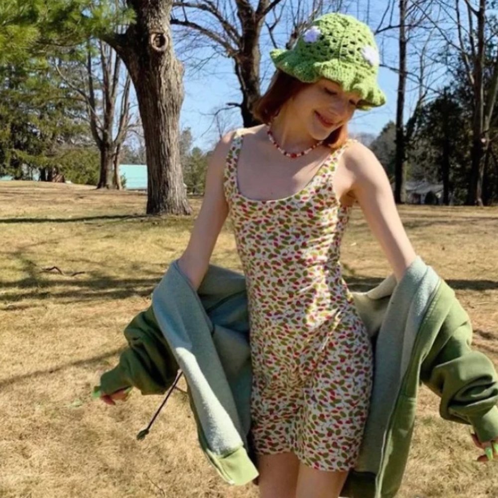 RARE Brandy Melville Ellen Strawberry Vines Dress!!!! Only one on Posh or D3p0p!